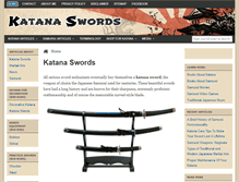 Tablet Screenshot of katanaswords.info